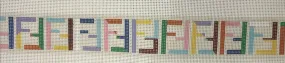 * Rachel Barri 'F' Strap- Multi-color