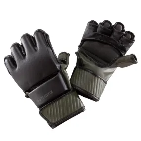 100 Combat Gloves - Black/Khaki