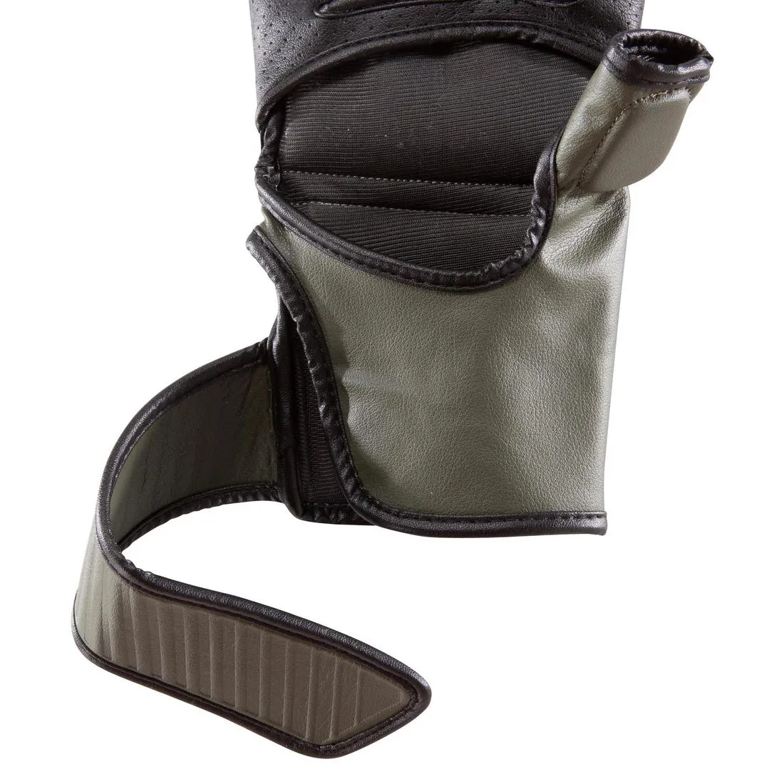100 Combat Gloves - Black/Khaki
