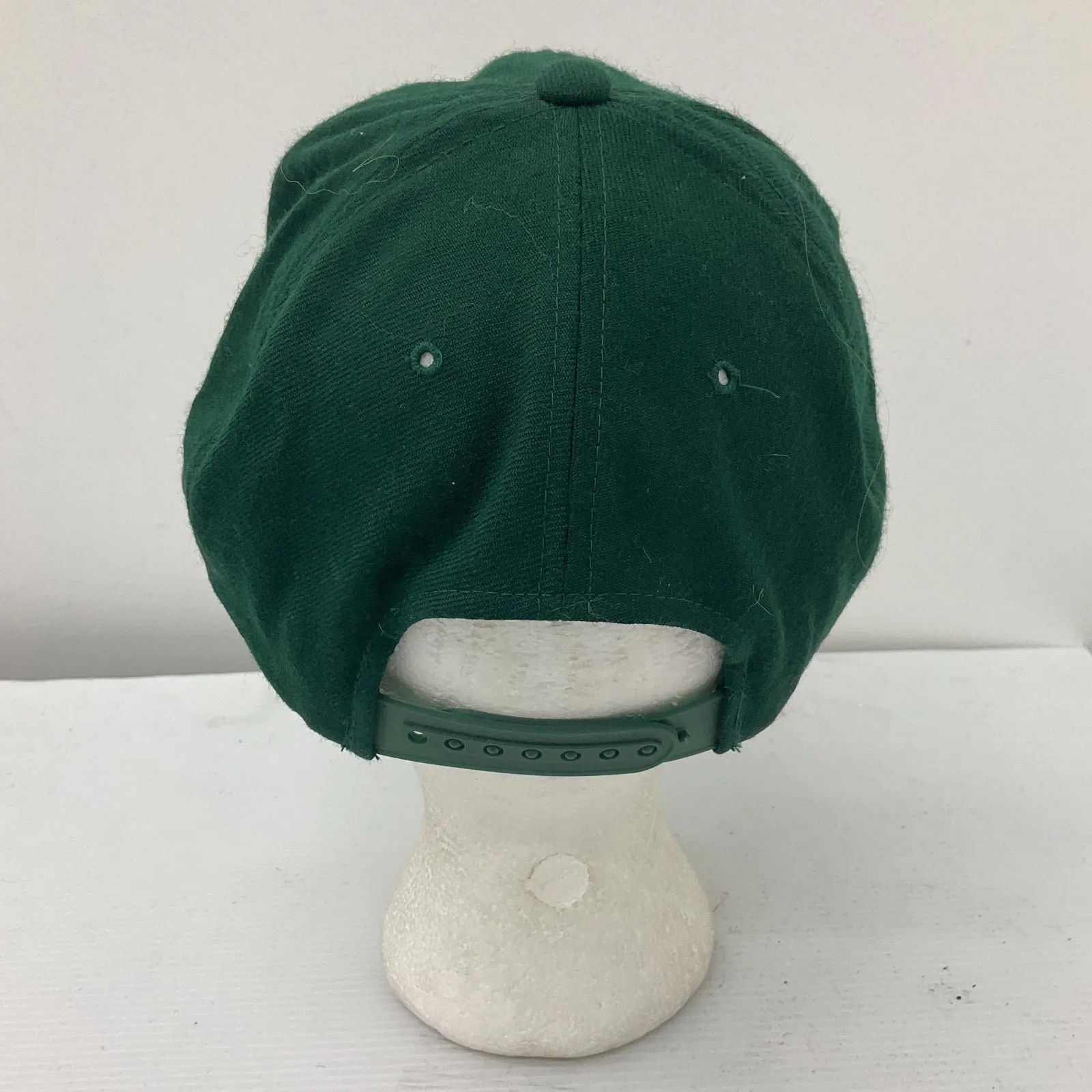1996 Headmaster Green Bay Packers Wool Snapback Hat Men's One Size Vintage