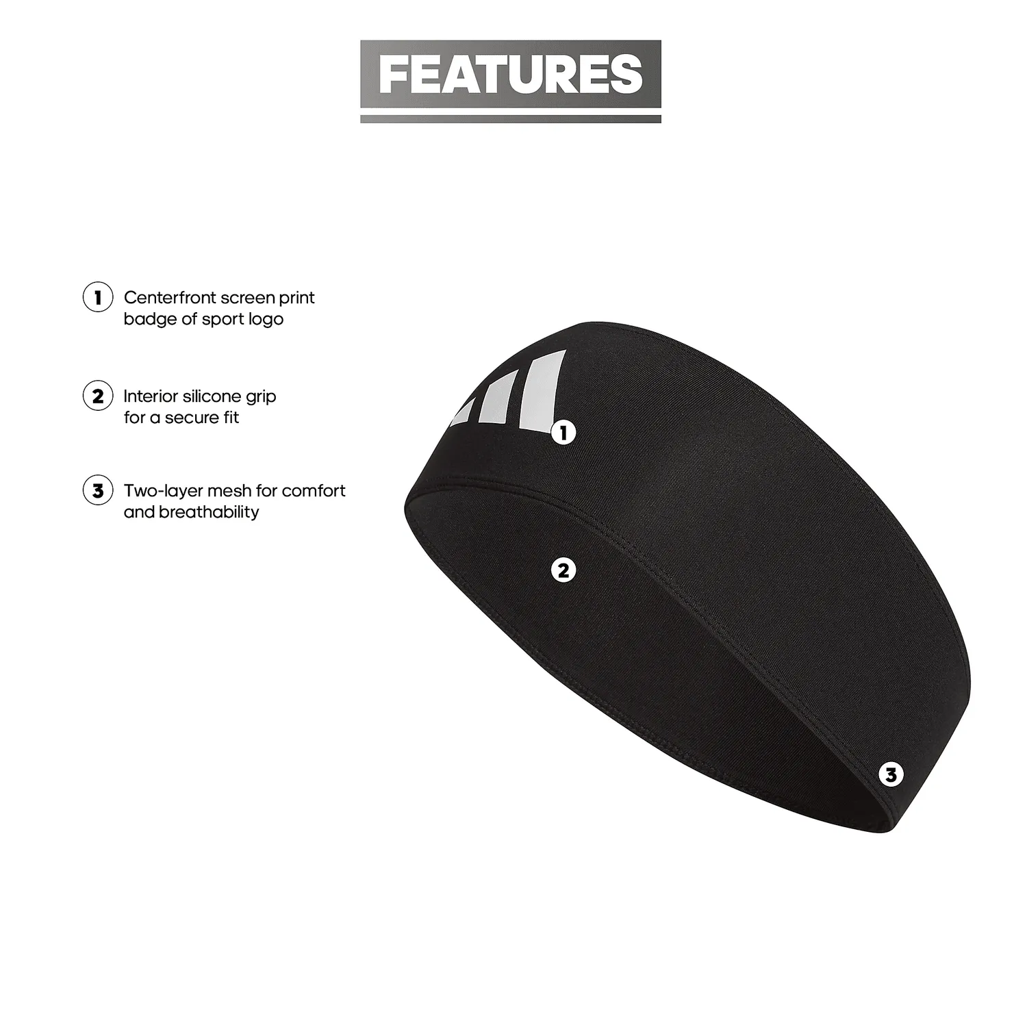 adidas Alphaskin Wide Headband