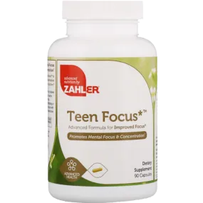 Advanced Nutrition by Zahler Teen Focus*  90 caps