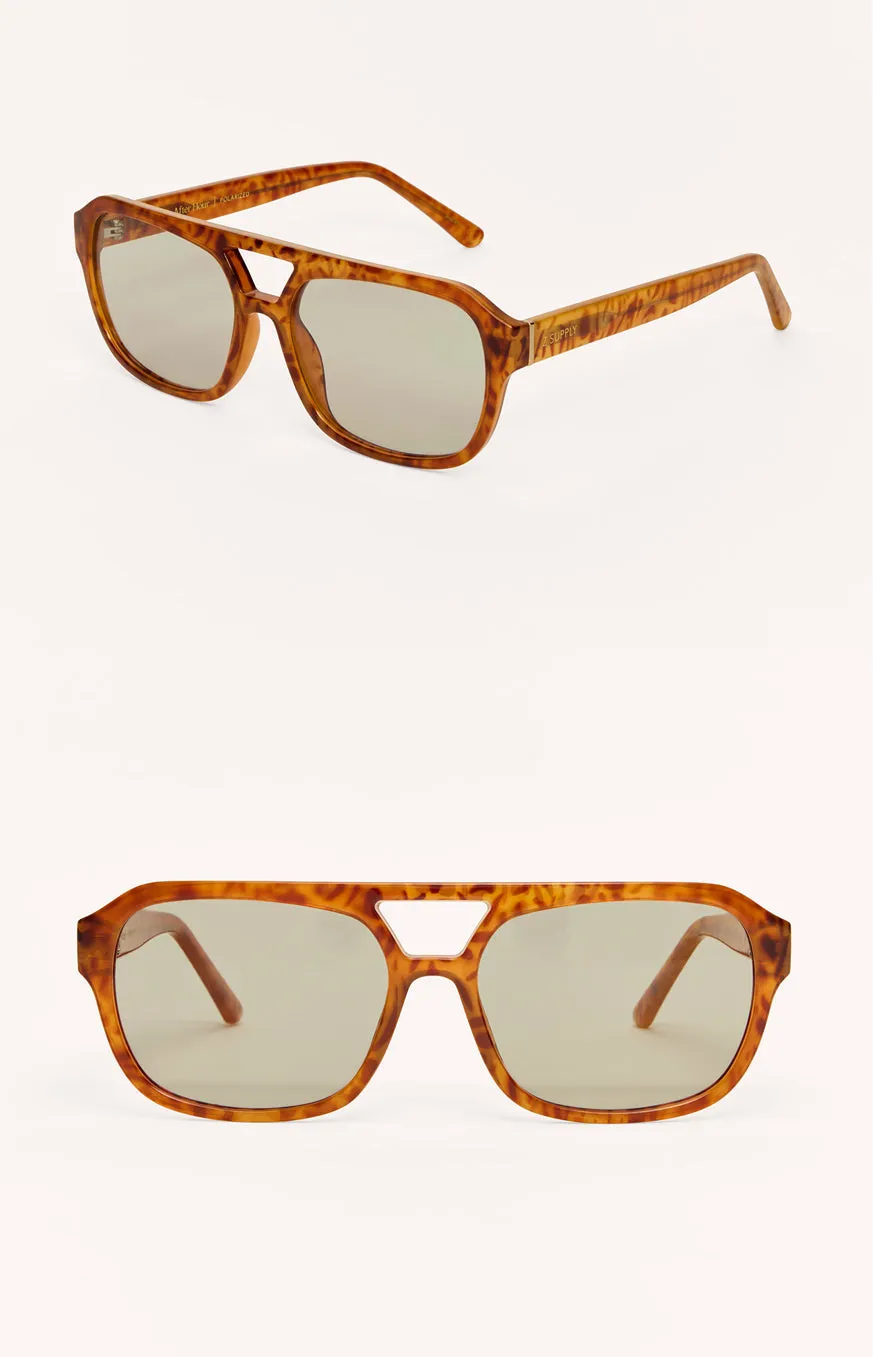 After Hour Light Grey Polarized Sunglasses In Tortoise