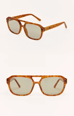After Hour Light Grey Polarized Sunglasses In Tortoise