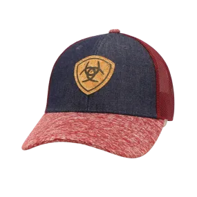Ariat Blue Denim Cork Patch Mesh Cap