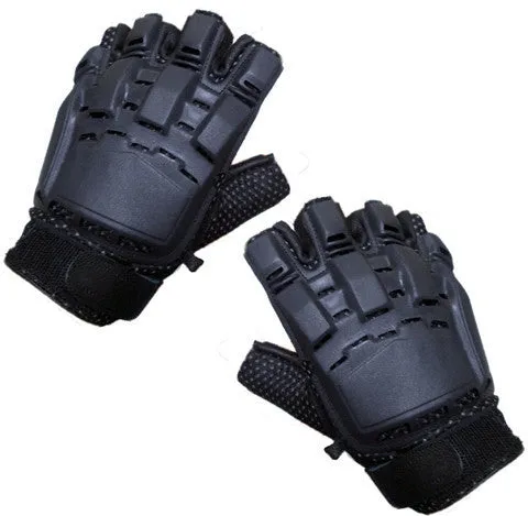 Armored Tactical Glove (Open Finger)