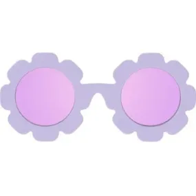 Babiators Polarized Flower Irresistible Iris Lavender Mirrored Lens Kids Sunglasses