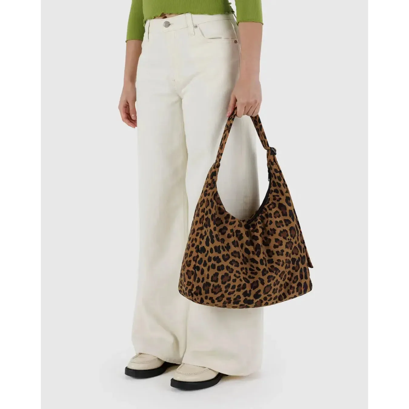 Baggu Nylon Shoulder Bag - Leopard