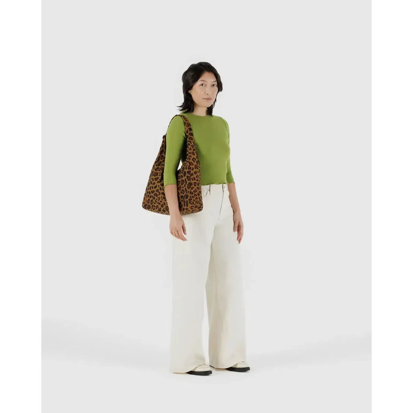 Baggu Nylon Shoulder Bag - Leopard