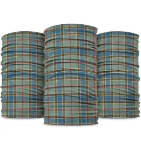 Balfour Blue Tartan Neck Gaiters, Tartan Bandanas, Tartan Head Band