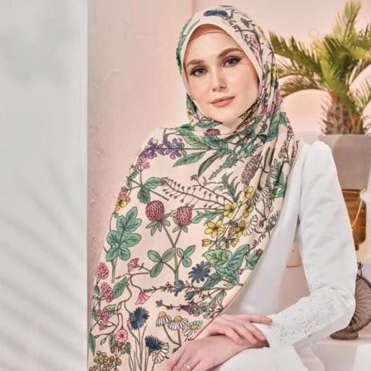 Blooming Eid Shawls (Full Pleats)