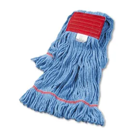 Boardwalk Super Loop Wet Mop Head Cotton/synthetic Fiber 5" Headband Large Size Blue