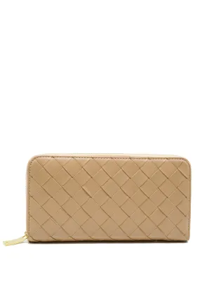 Bottega beige nappa wallet ASL5543