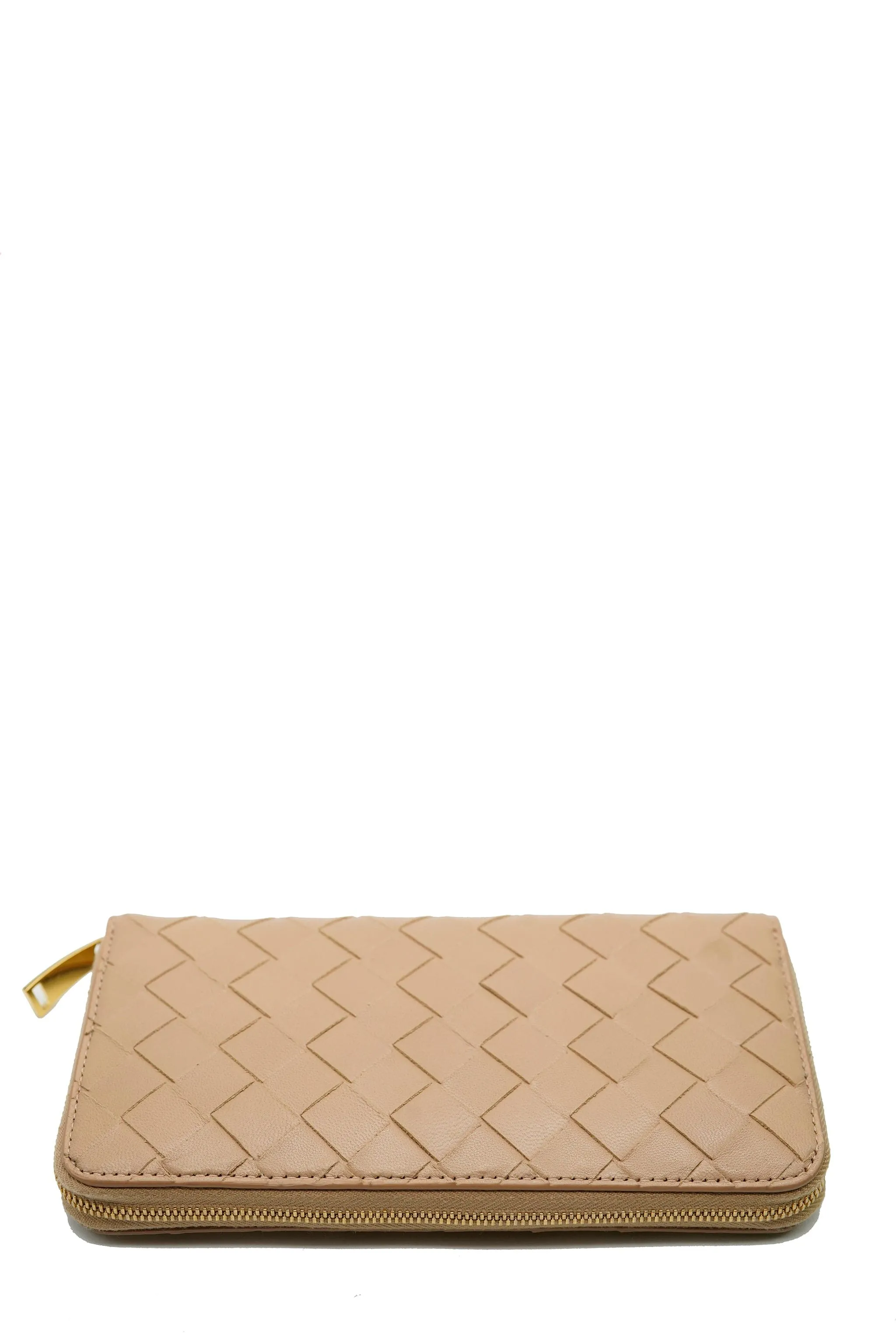 Bottega beige nappa wallet ASL5543