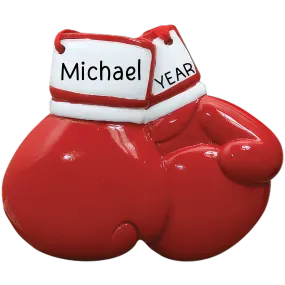 Boxing Gloves Personalized Ornament