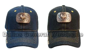 Brass Rooster Design Casual Caps Wholesale