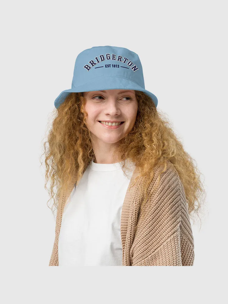 Bridgerton Varsity Bucket Hat [Slate Blue]