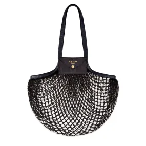 Brigitte MESH SHOULDER BAG - NAVY/BLACK