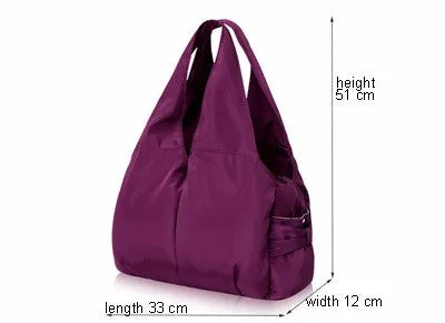 Cacilia nylon tote bag