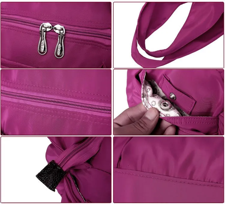 Cacilia nylon tote bag