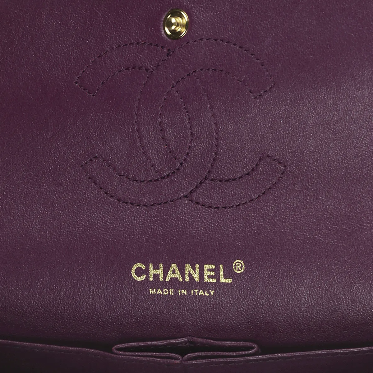 Chanel Bag Classic Double Flap Brown Quilted Lambskin Leather with Gold Hardware M