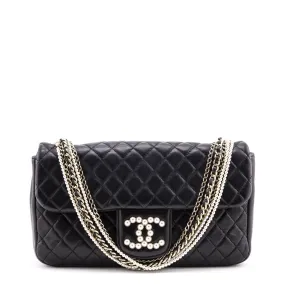 Chanel Black Quilted Lambskin Medium Westminster Flap Bag