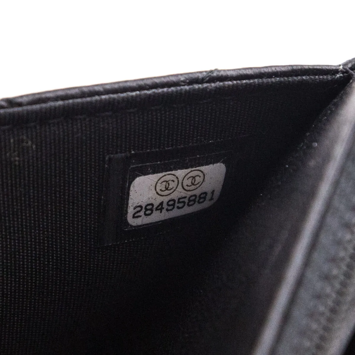 Chanel Black Quilted Lambskin Trendy CC Wallet On Chain