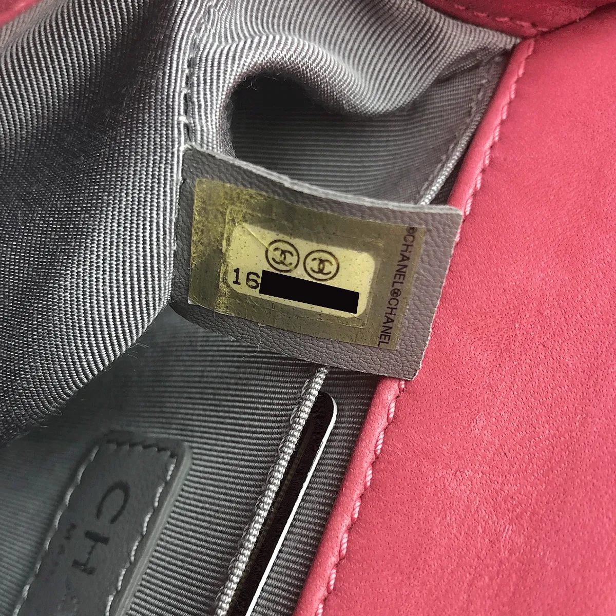 Chanel Boy Bag Pink Stingray Galuchat Leather with Silver Hardware Small