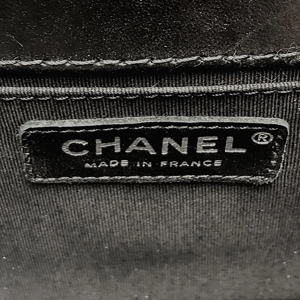 Chanel Boy Bag Two-Tone Lambskin Leather with Ruthenium Hardware Medium