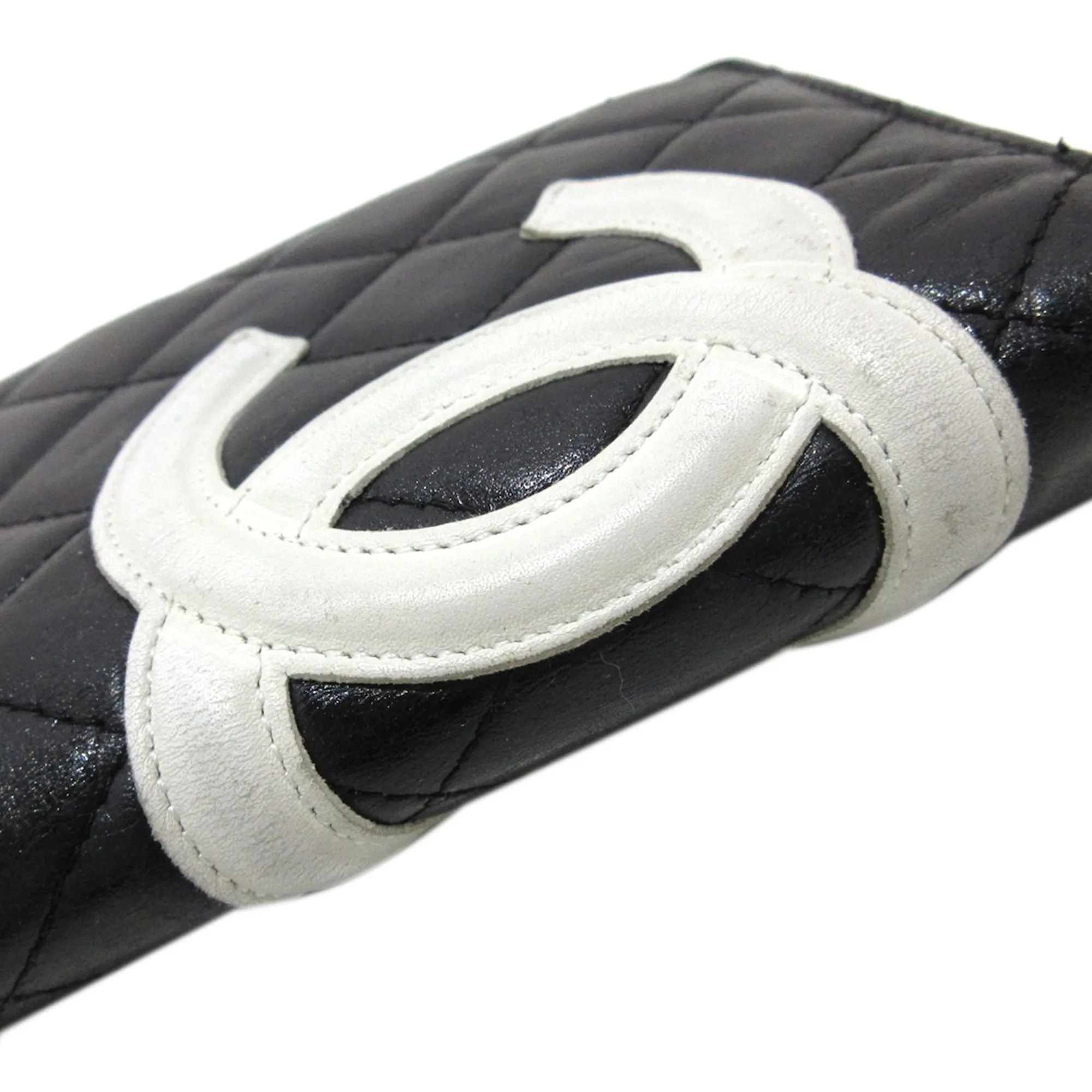 Chanel Cambon Ligne Bifold Wallet Long Wallets