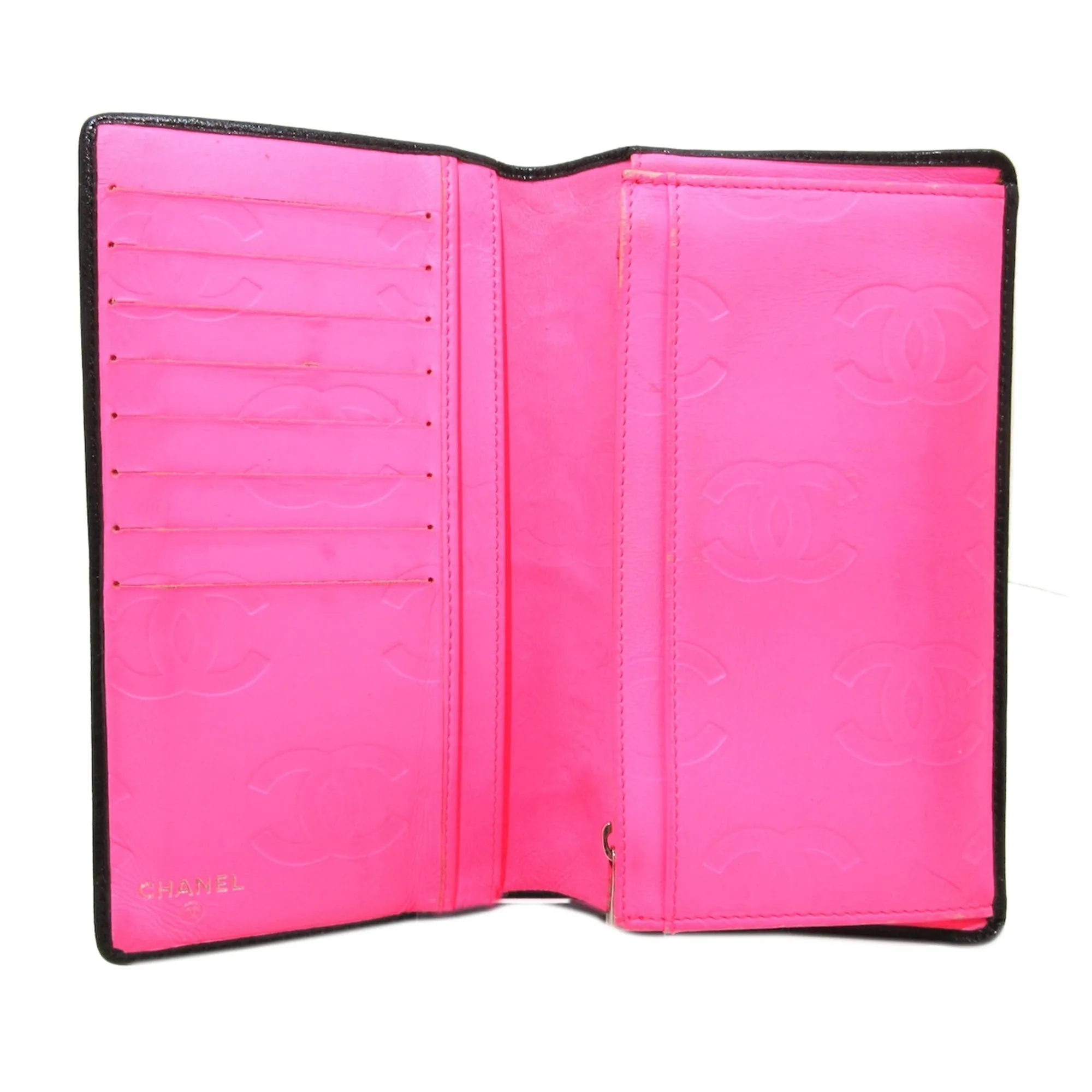 Chanel Cambon Ligne Bifold Wallet Long Wallets