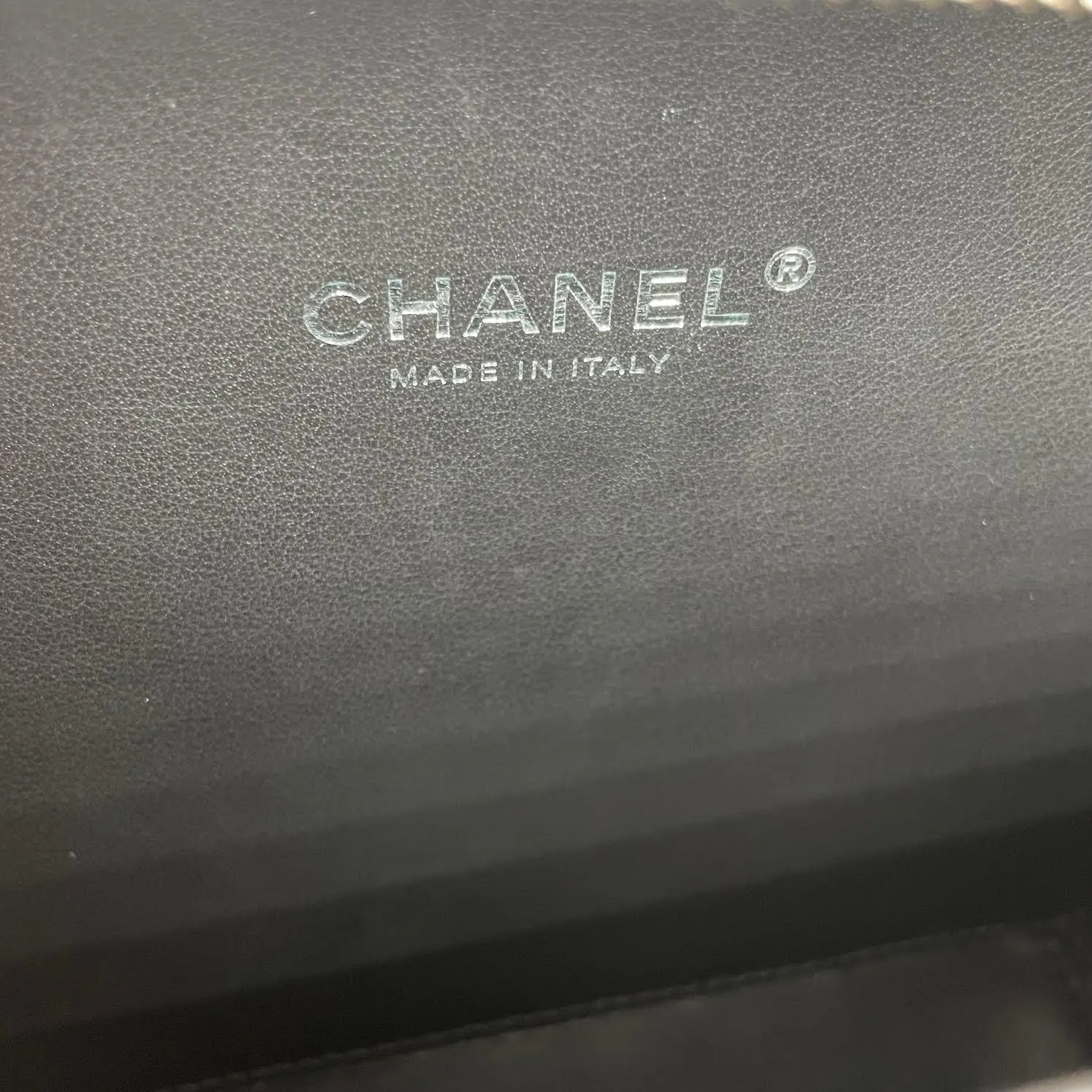 Chanel Incognito CC Filigree Vanity Lambskin Shoulder Bag So Black