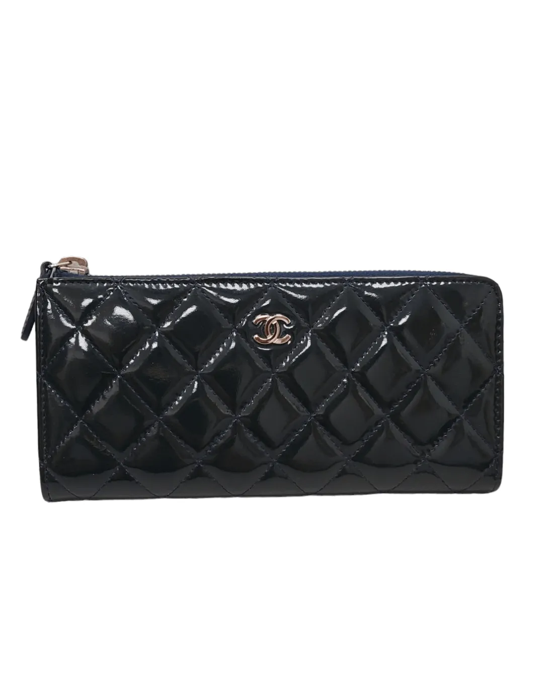 Chanel L-Zip Long Wallet Enamel SYL1072