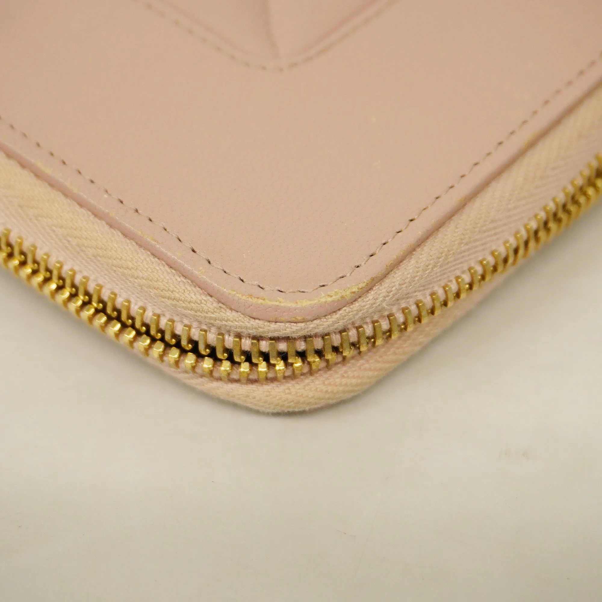 Chanel  Matelasse Long Wallet Gold Hardware Women's Lambskin Long Wallet