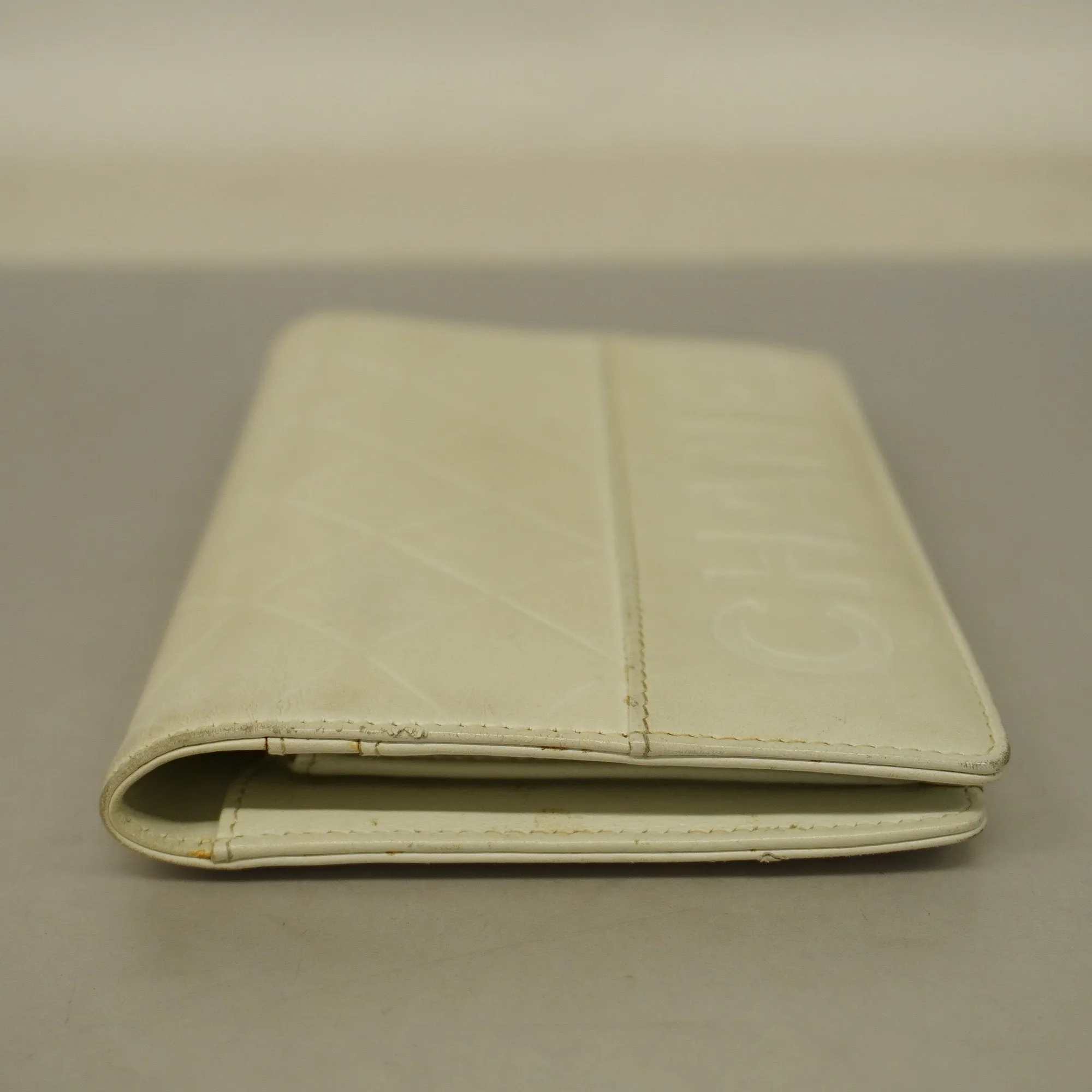 Chanel  Matelasse Long Wallet Silver Metal Fittings Women's Lambskin Wallet