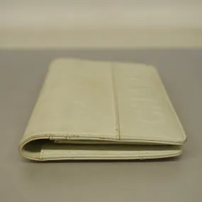Chanel  Matelasse Long Wallet Silver Metal Fittings Women's Lambskin Wallet