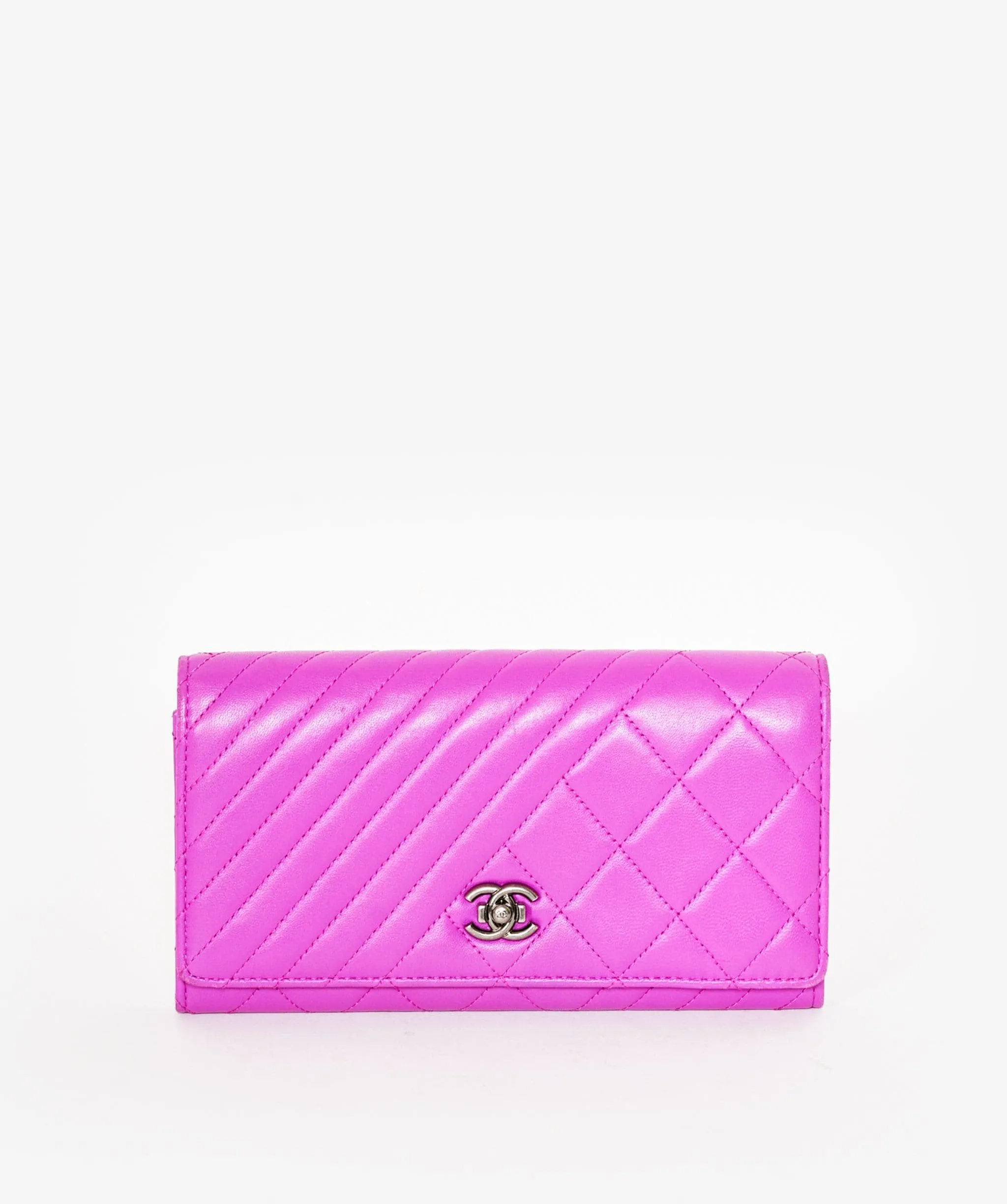 Chanel pink boy wallet