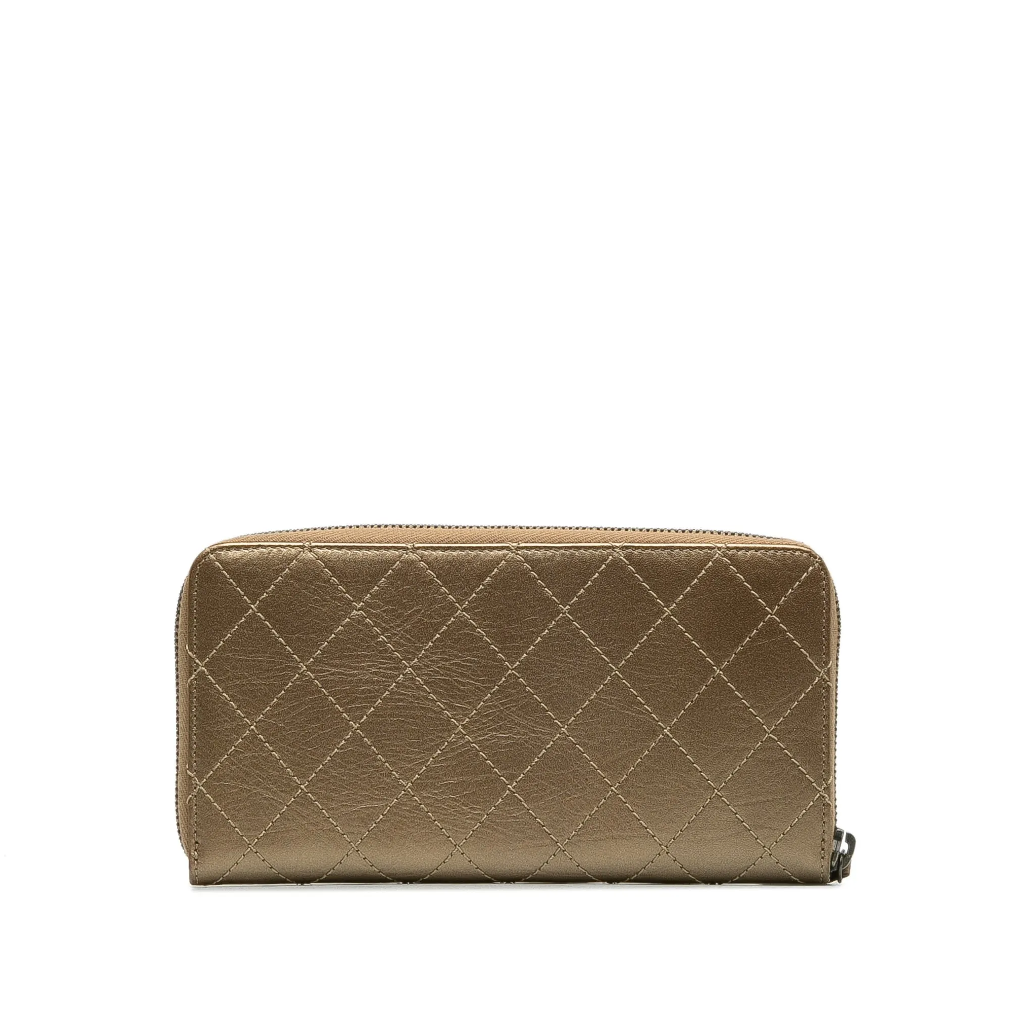 Chanel Reissue 2.55 Zip Around Wallet Long Wallets