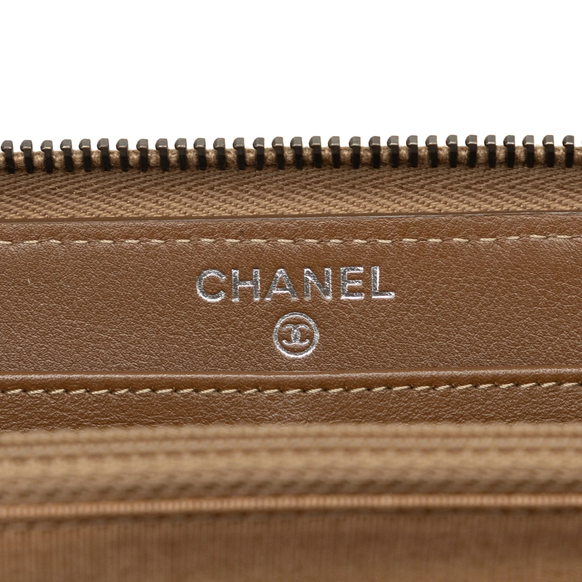 Chanel Reissue 2.55 Zip Around Wallet Long Wallets