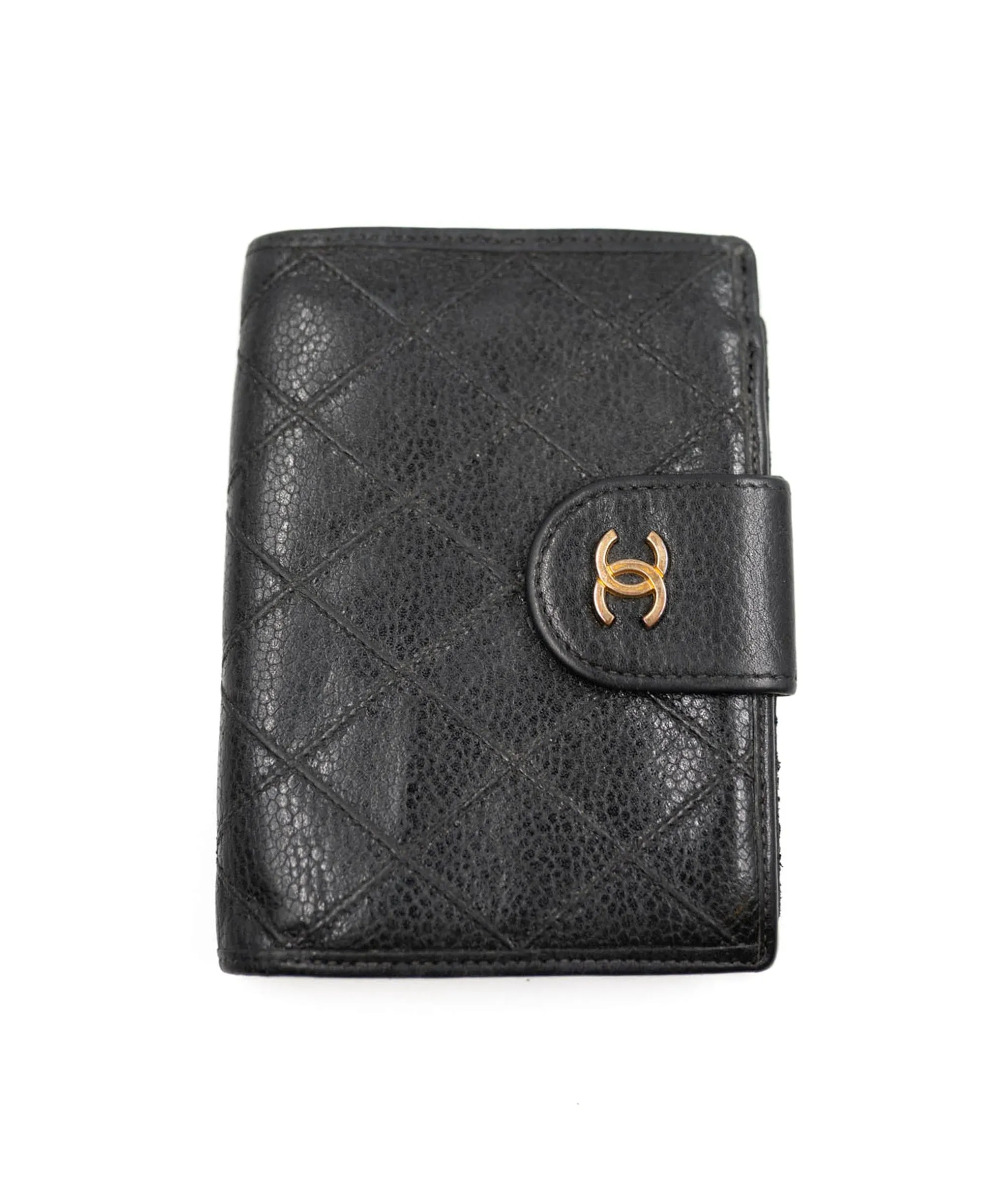 Chanel Vintage Caviar Skin Bi-Fold Purse ADL2056