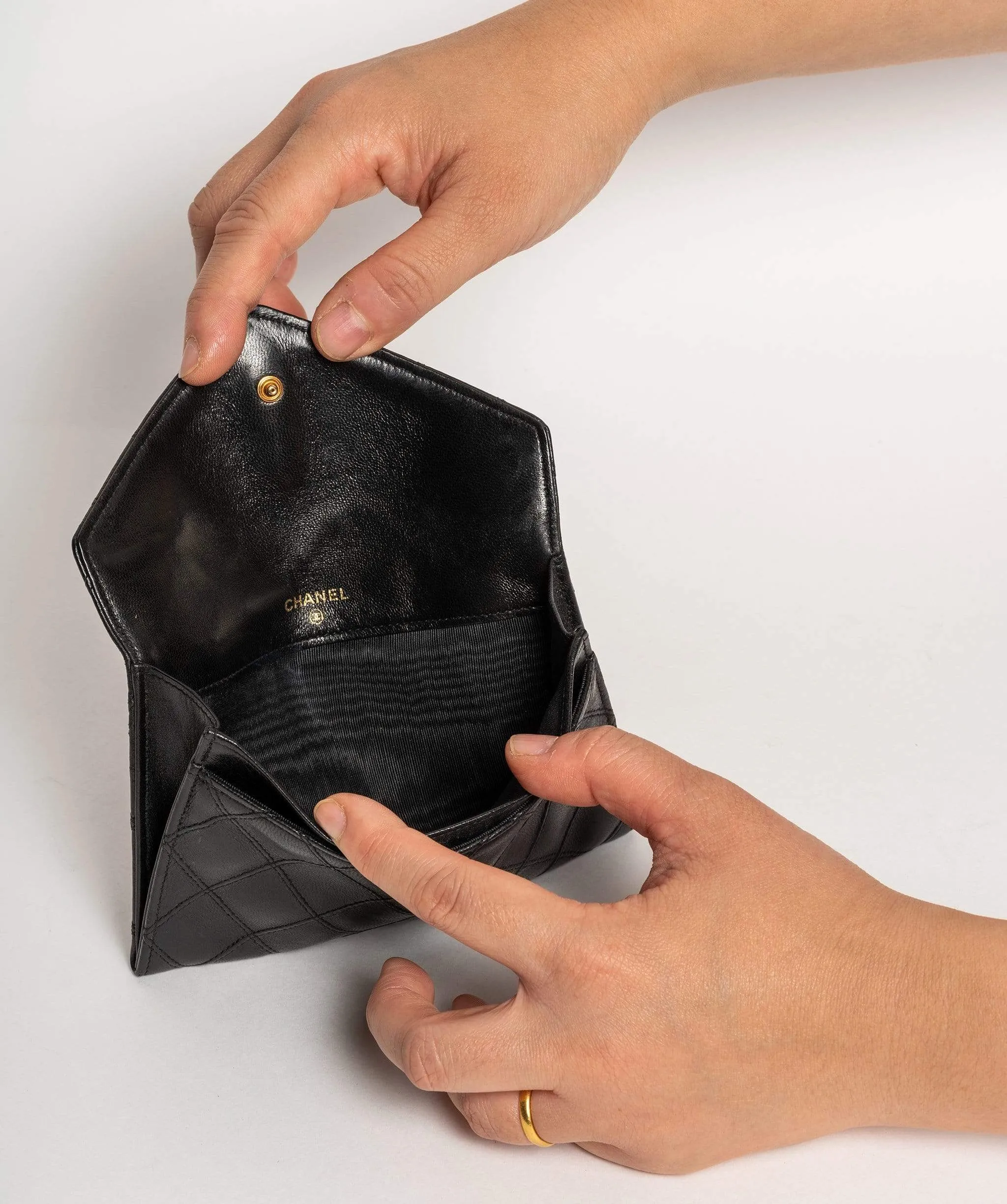 Chanel Vintage Envelope Style Wallet