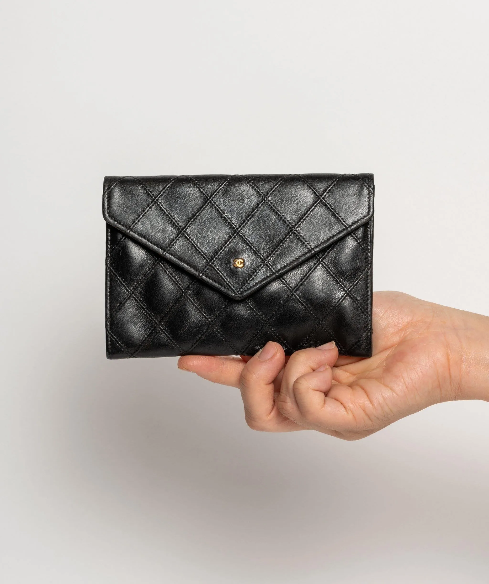 Chanel Vintage Envelope Style Wallet