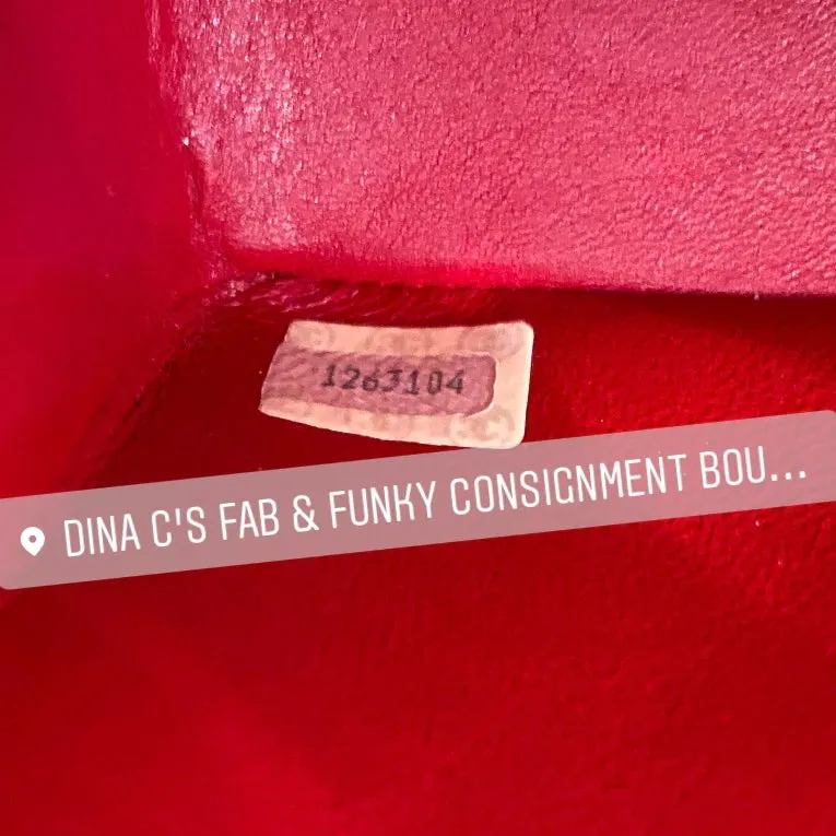 Chanel Vintage Red Single Flap Bag