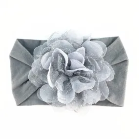 Chiffon Lace Mesh Flower Headbands