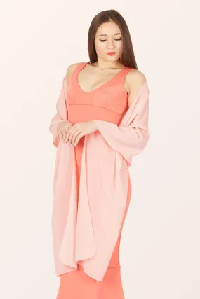 Chiffon Shawl - Baby Pink