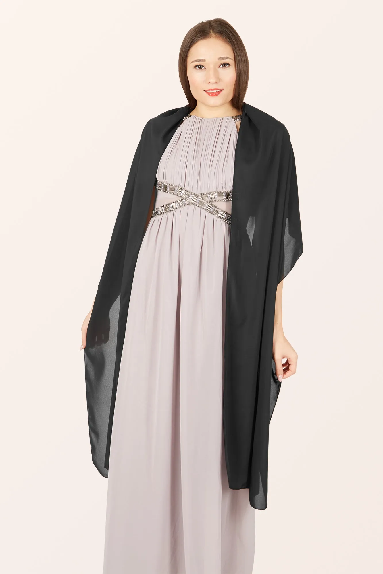 Chiffon Shawl - Black