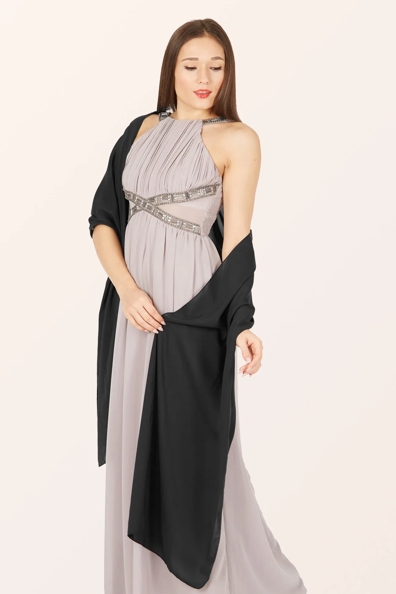 Chiffon Shawl - Black