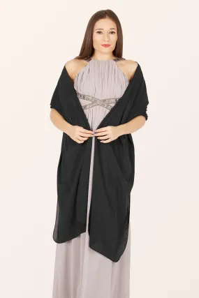 Chiffon Shawl - Black
