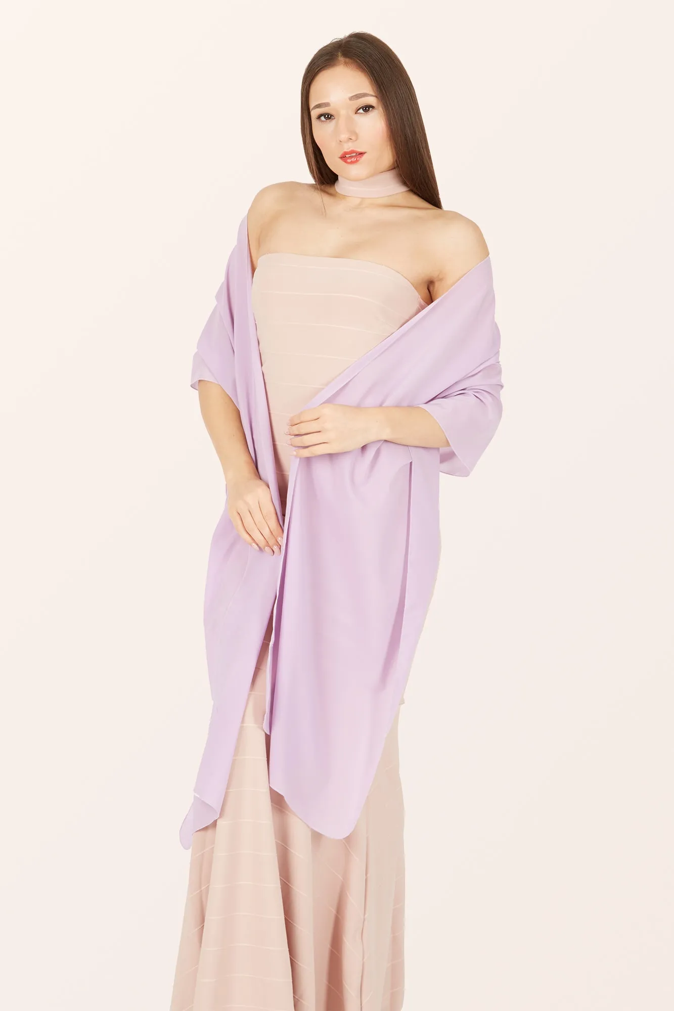 Chiffon Shawl - Lilac