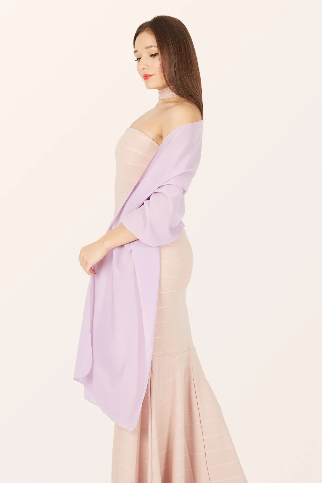 Chiffon Shawl - Lilac